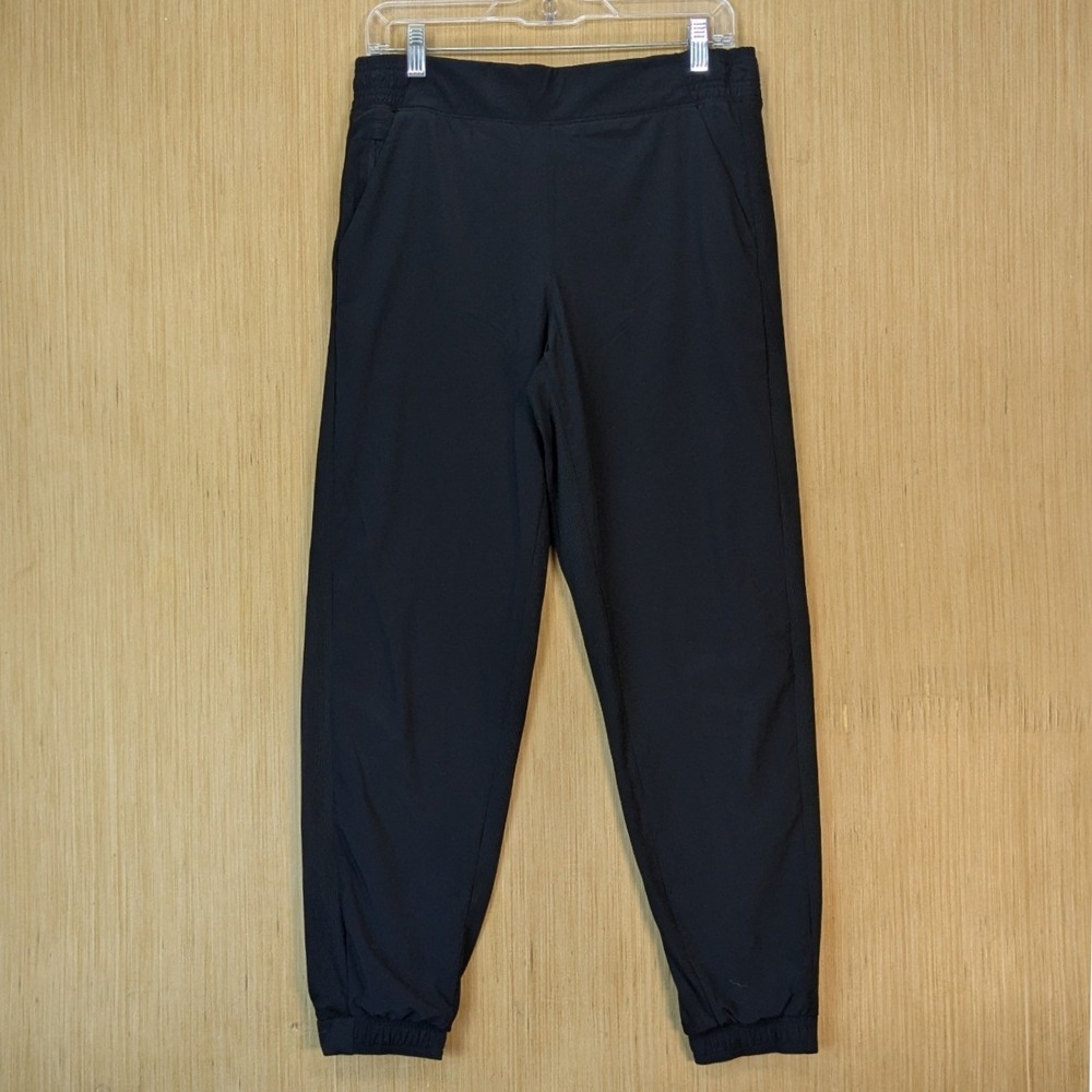 Athleta Brooklyn Lined Jogger Pants Black Athleisure Womens 8 Gorpcore High Rise